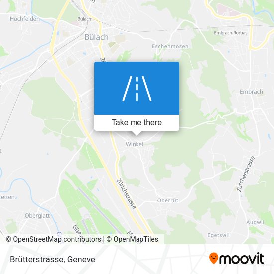 Brütterstrasse map