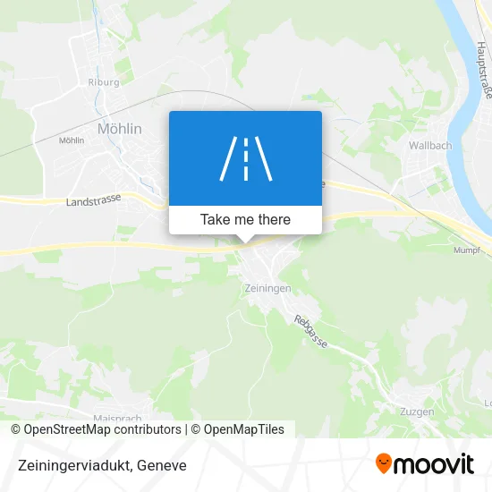 Zeiningerviadukt map