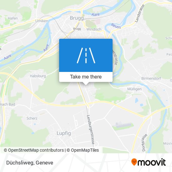 Düchsliweg map