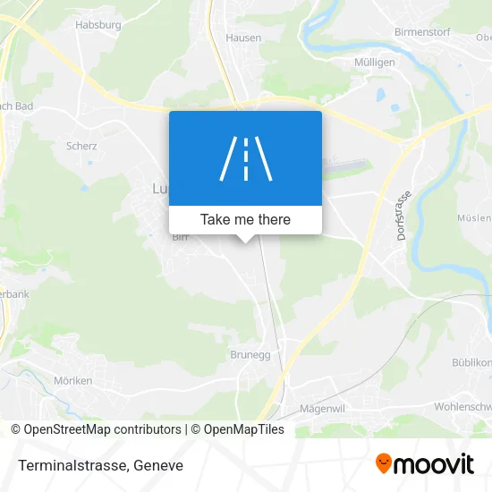Terminalstrasse map