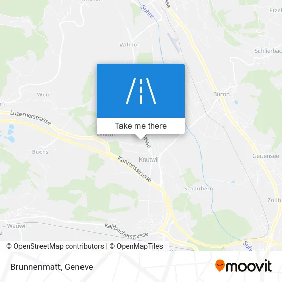 Brunnenmatt map