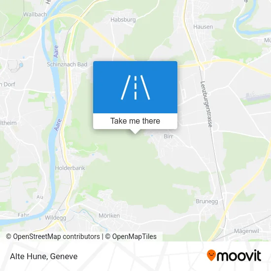 Alte Hune map