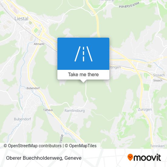 Oberer Buechholdenweg map
