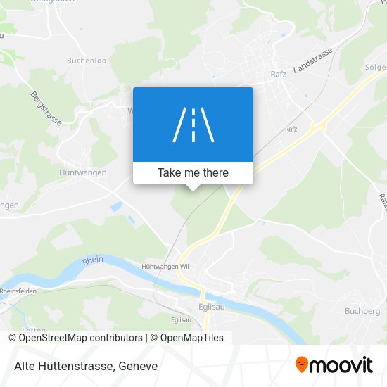 Alte Hüttenstrasse map