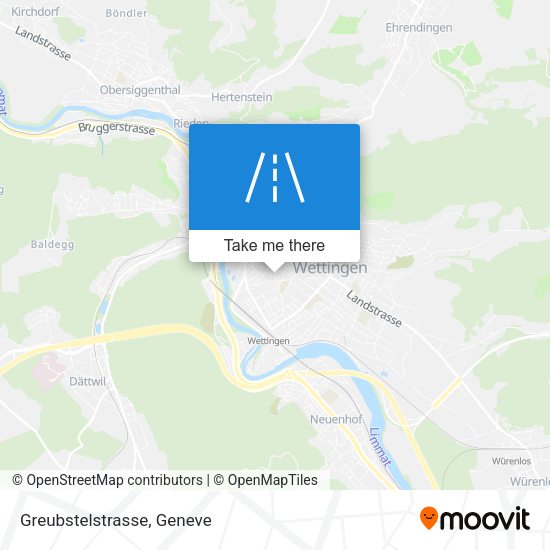 Greubstelstrasse map