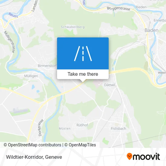 Wildtier-Korridor map