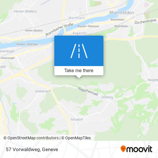 57 Vorwaldweg map