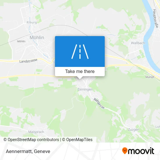 Aennermatt map