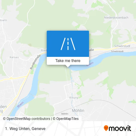 1. Weg Unten map