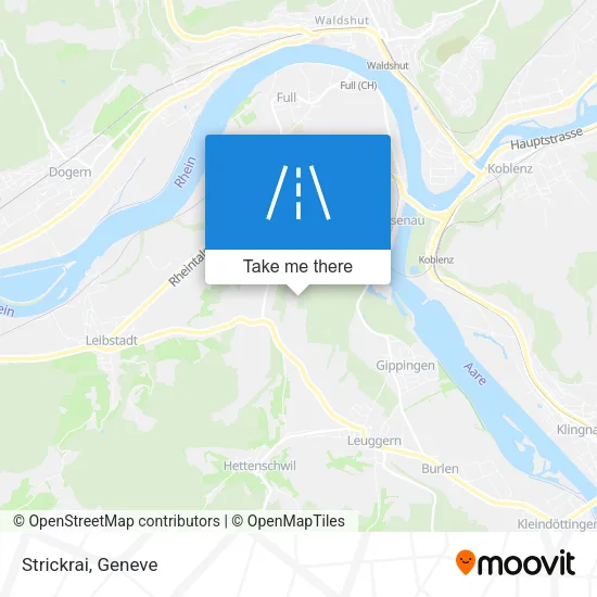 Strickrai map