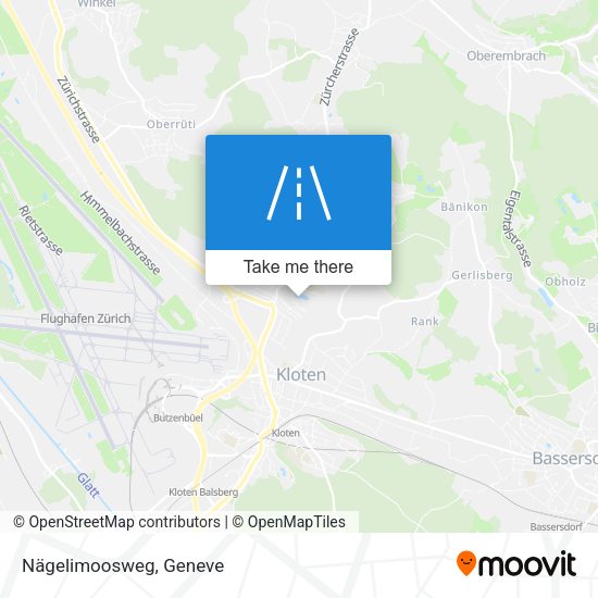 Nägelimoosweg map