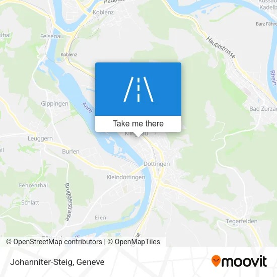 Johanniter-Steig map