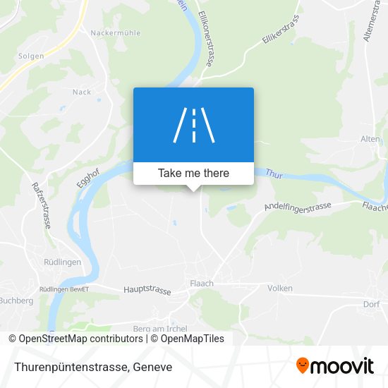 Thurenpüntenstrasse map