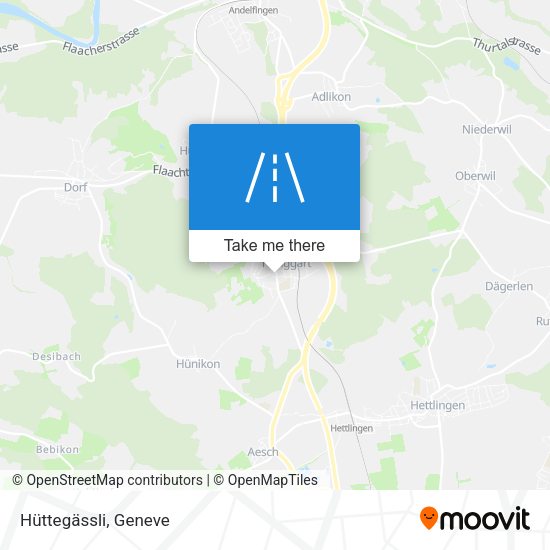 Hüttegässli map