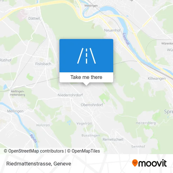 Riedmattenstrasse map