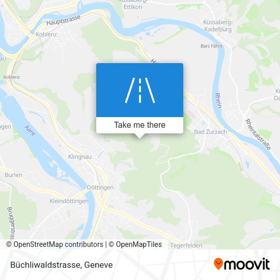 Büchliwaldstrasse map