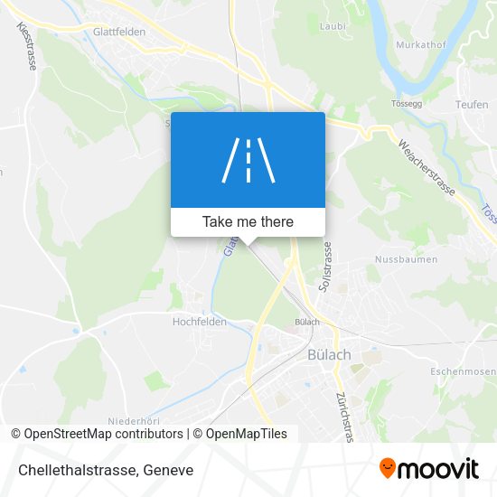 Chellethalstrasse map