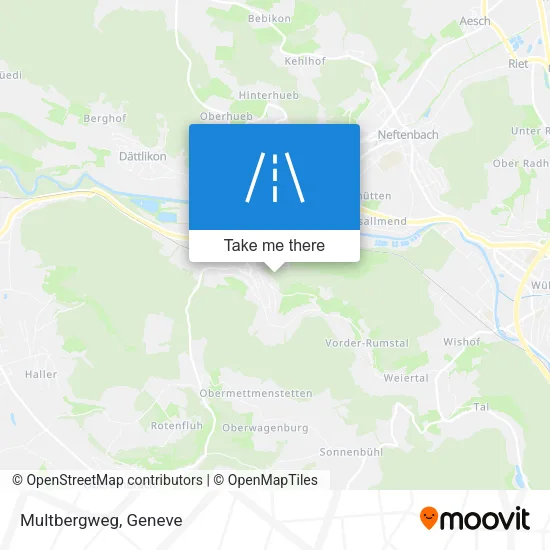 Multbergweg map