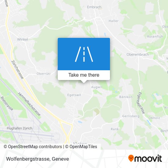 Wolfenbergstrasse map