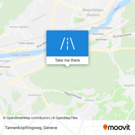 Tannenkopfringweg map