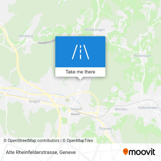 Alte Rheinfelderstrasse map