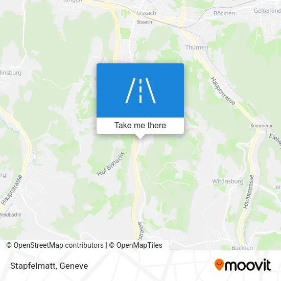Stapfelmatt map