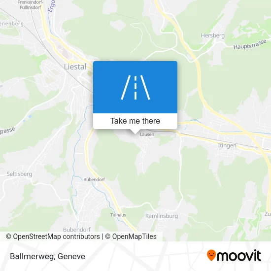 Ballmerweg map