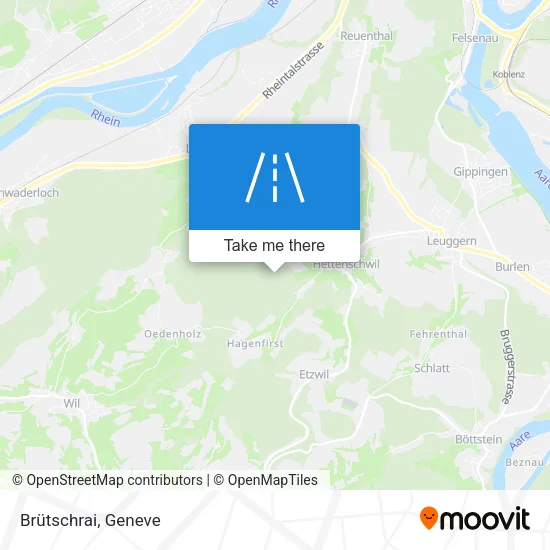 Brütschrai map