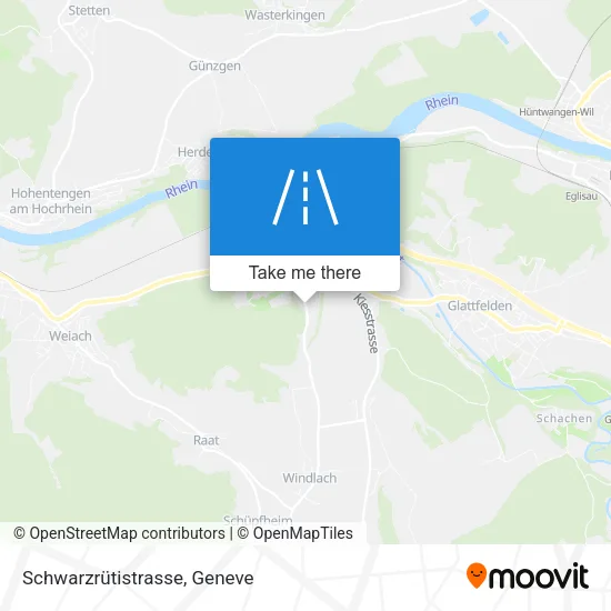 Schwarzrütistrasse map