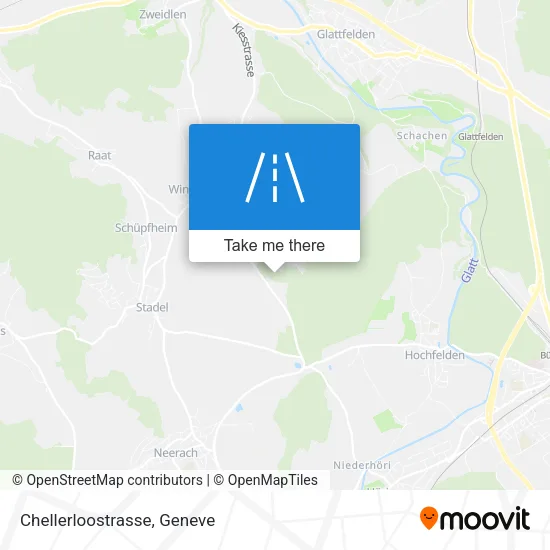 Chellerloostrasse map