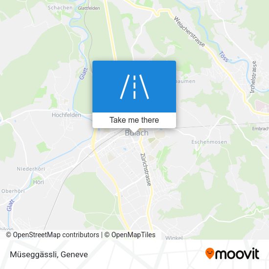 Müseggässli map