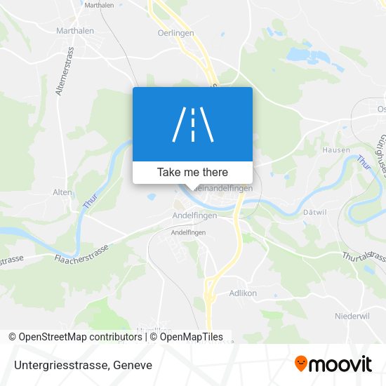 Untergriesstrasse map