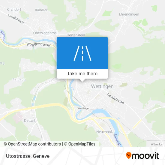 Utostrasse map