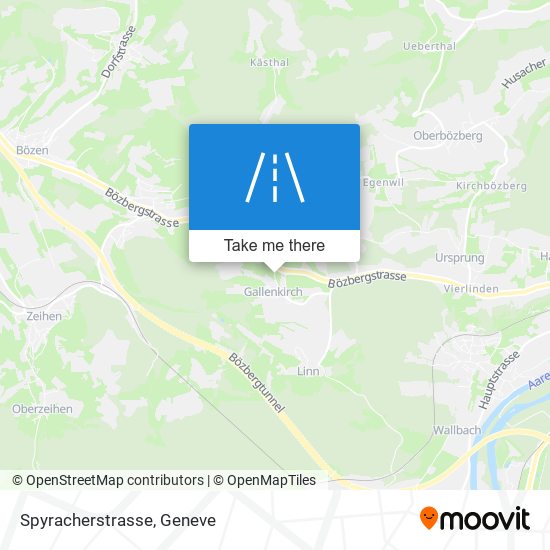 Spyracherstrasse map