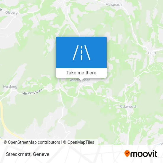 Streckmatt map