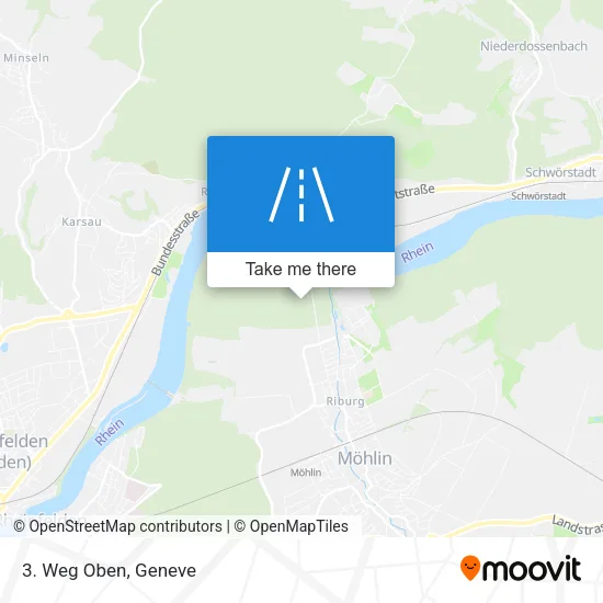3. Weg Oben map
