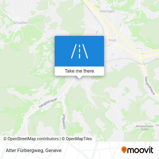 Alter Fürbergweg map