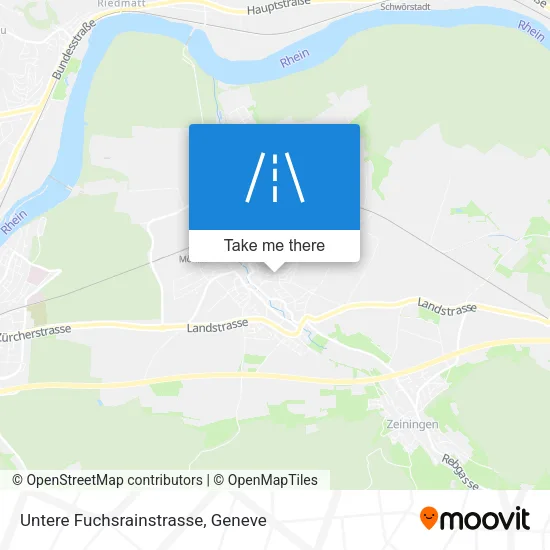 Untere Fuchsrainstrasse map