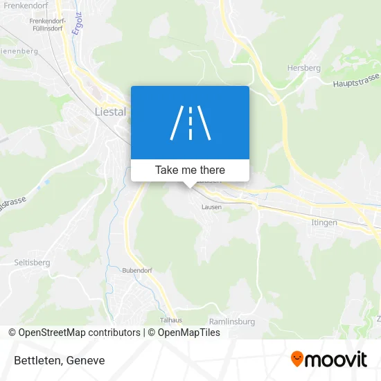 Bettleten map