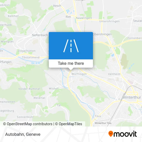 Autobahn map