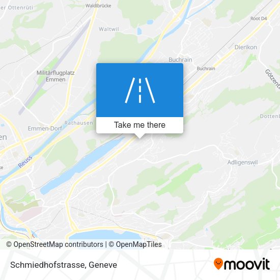 Schmiedhofstrasse map