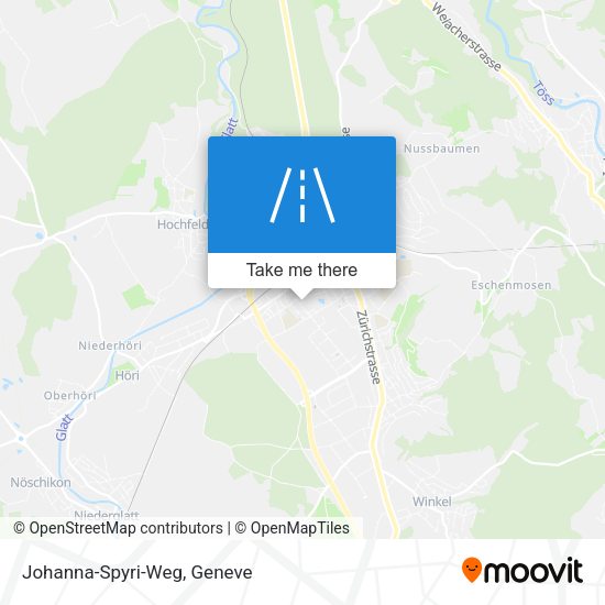 Johanna-Spyri-Weg map