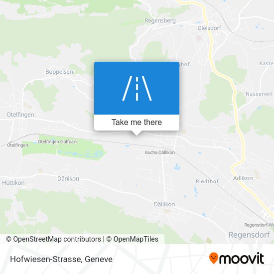 Hofwiesen-Strasse map