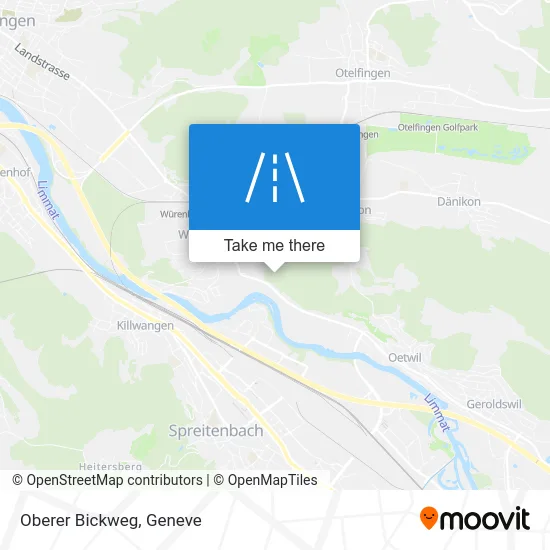 Oberer Bickweg map