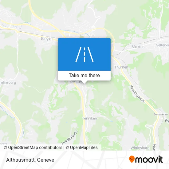 Althausmatt map