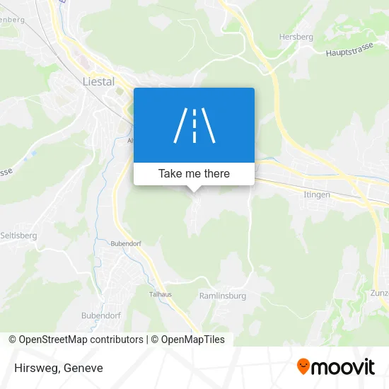 Hirsweg map