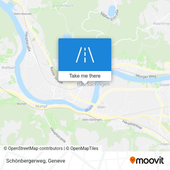 Schönbergerweg map
