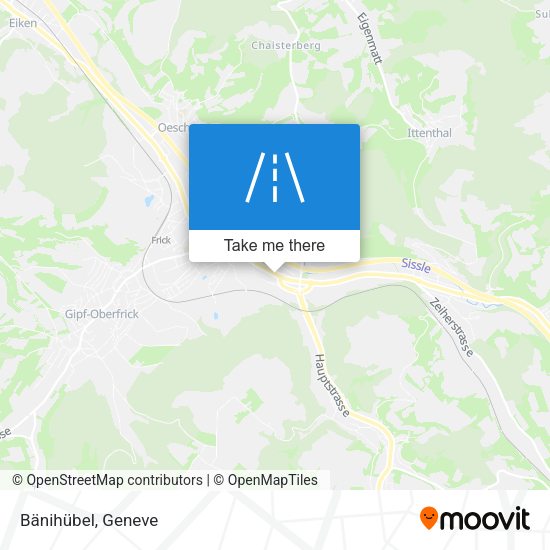 Bänihübel map