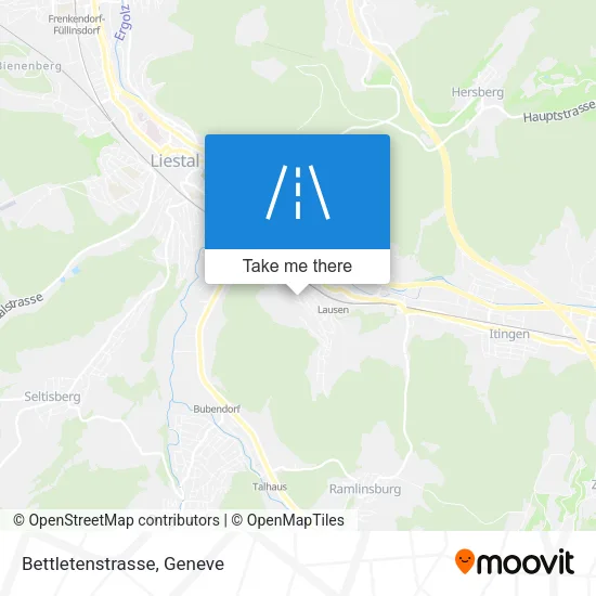 Bettletenstrasse map