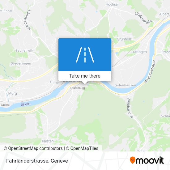 Fahrländerstrasse map